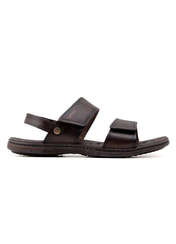 Pegada - Sandália Pegada Masculina 45 Acima 533303 Couro Cravo Marrom