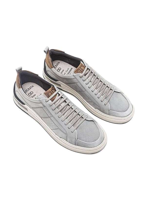 Democrata - Sapatênis Democrata Denim Mike 240601 Cinza Cinza 2