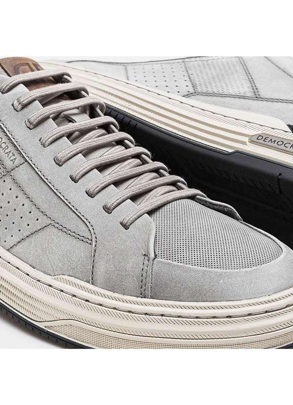 Democrata - Sapatênis Democrata Denim Mike 240601 Cinza Cinza 3