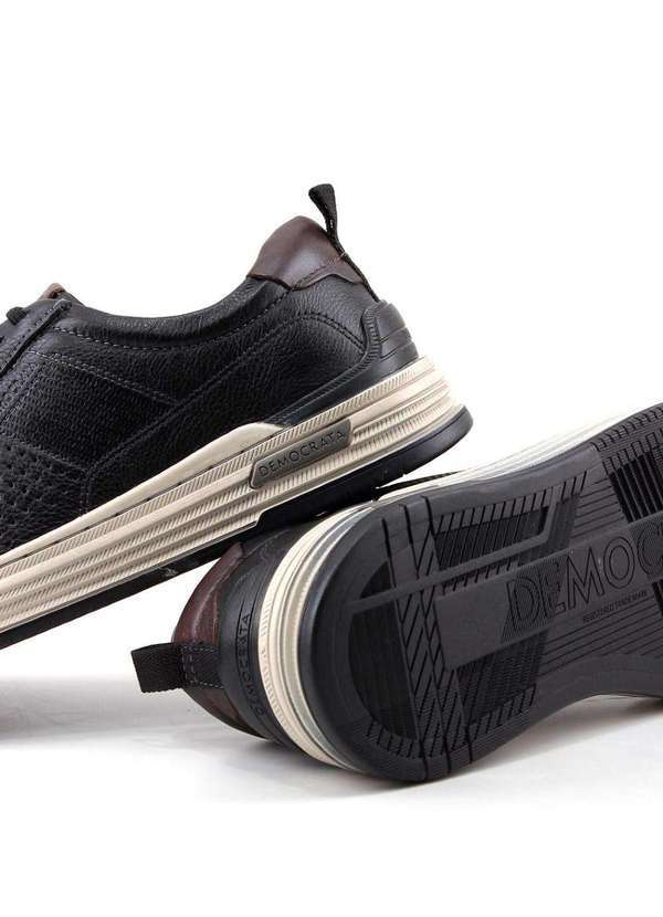 Democrata - Sapatênis Democrata Denim Mike 240601 Preto Preto 4