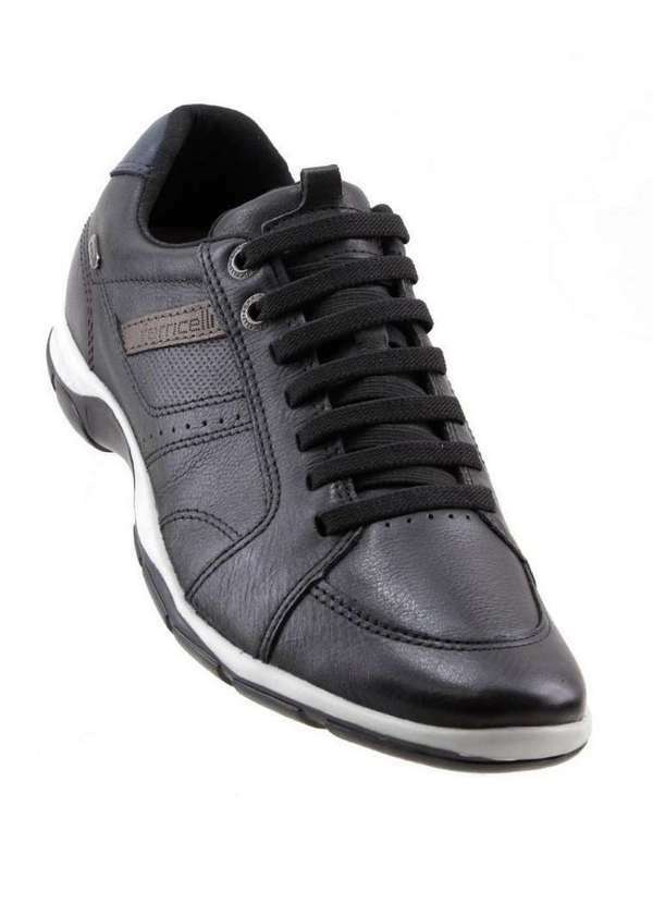Ferricelli - Sapatênis Ferricelli com Elástico 4cm Zr42570 Preto Preto
