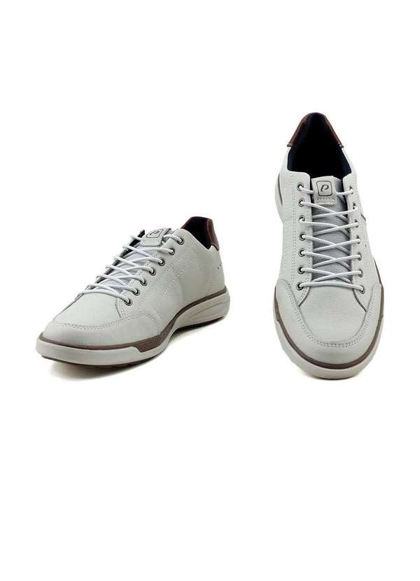 Pegada - Sapatênis Pegada Amortech 111102 Couro Bege Bege 4