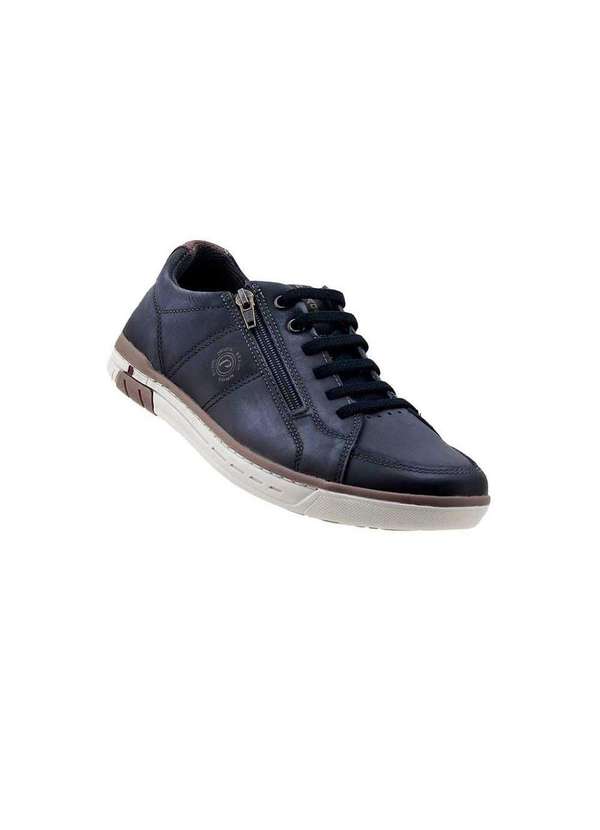 Pegada - Sapatênis Pegada Casual Wear 119313 Couro Azul Azul 2