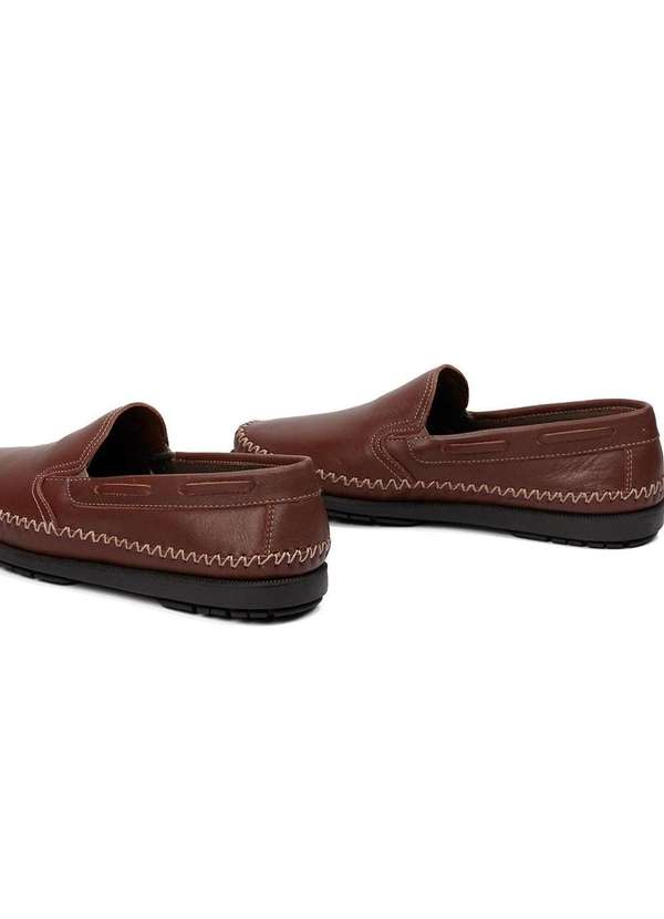 Jovaceli - Mocassim Jovaceli Confort Sola Gel 4002 Tostado Marrom 4