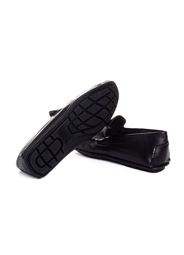 Pixolé - Mocassim Masculino Pixolé Couro Preto Preto 4