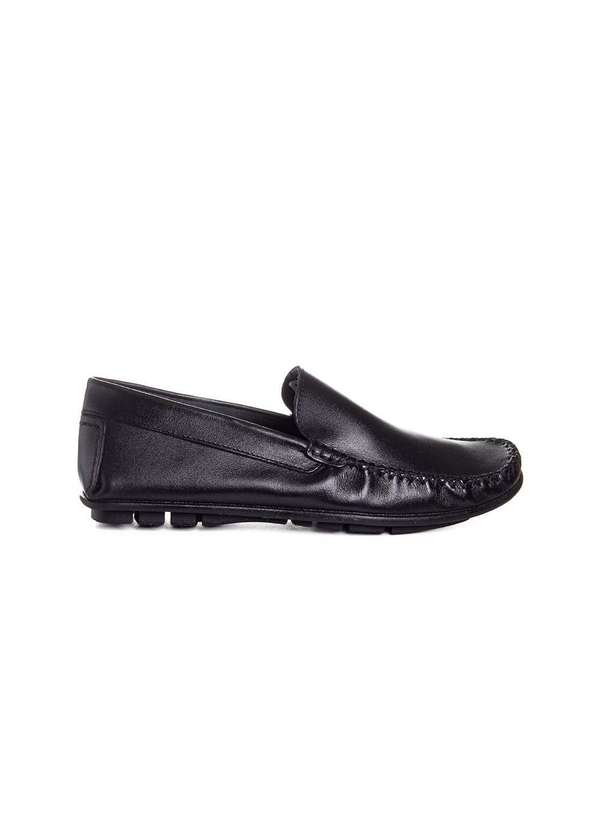 Pixolé - Mocassim Masculino Pixolé Couro Preto Preto 5