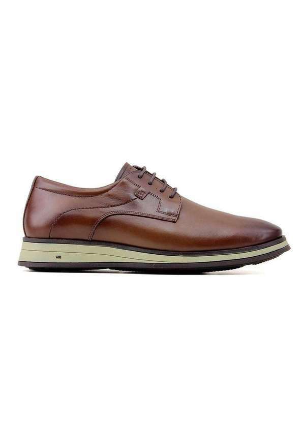 Jota Pe - Sapato Casual Jota Pe Morgan 45 Acima 86202g Couro Caramelo Marrom