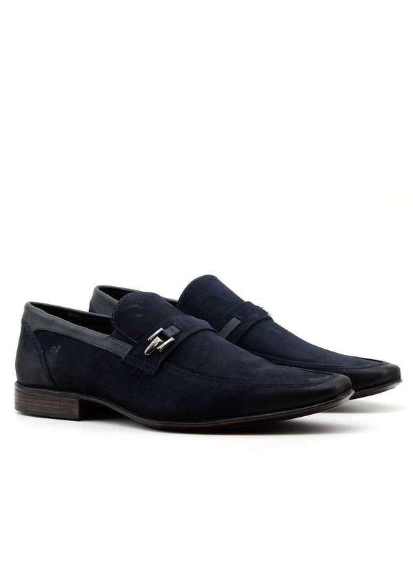 Rafarillo - Sapato Masculino Rafarillo Couro 76008 Azul Azul