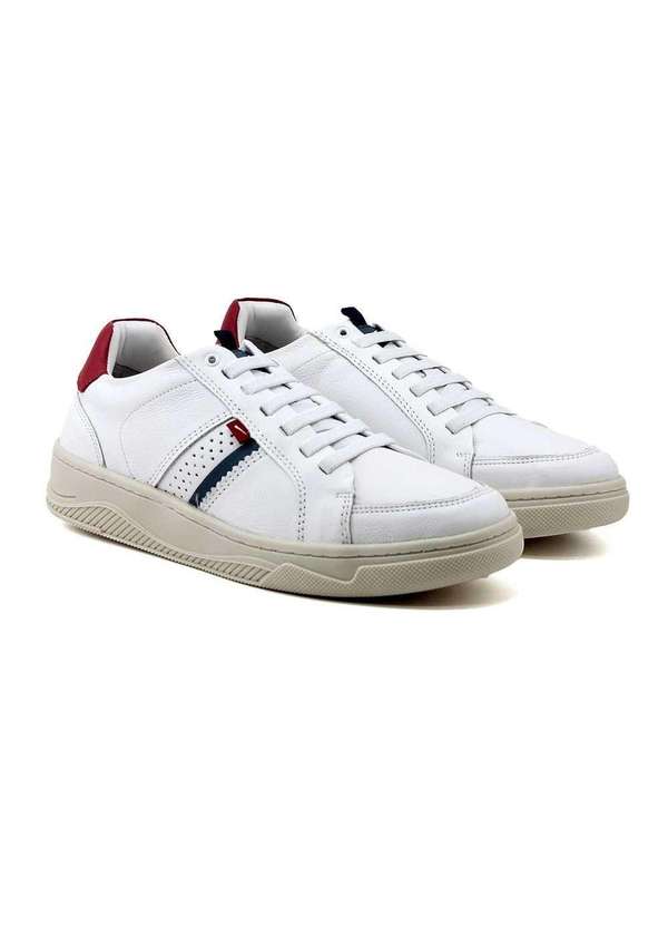 Ferracini - Tênis Casual Ferracini 7486-683 Couro Branco Branco 3