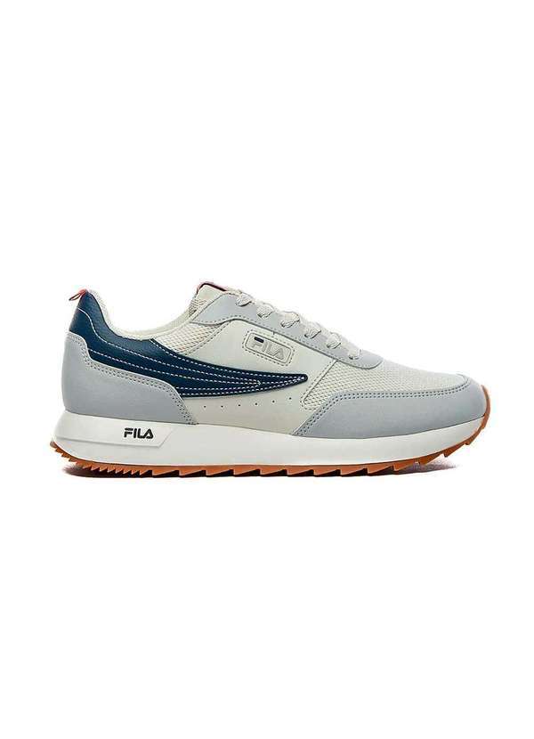 Fila - Tênis Casual Fila F01l00204 Prata/Branco Prata