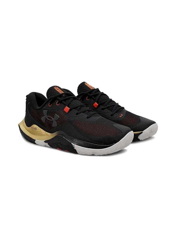 Pixolé - Tênis de Basquete Masculino Under Armour Buzzer 2 Preto Preto 3