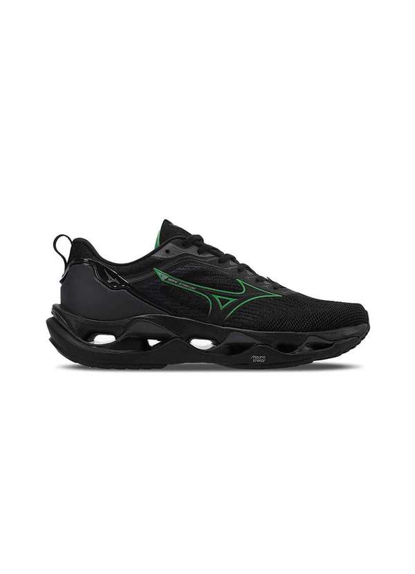 Mizuno - Mizuno Tenis Wave Stratos 3 Preto/Preto Preto 2