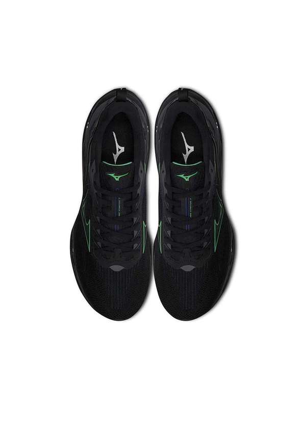 Mizuno - Mizuno Tenis Wave Stratos 3 Preto/Preto Preto 3