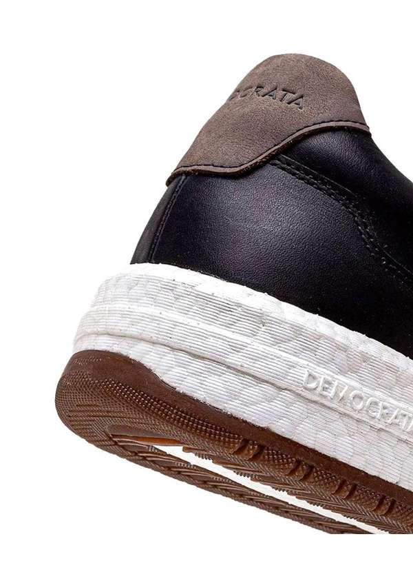 Democrata - Tênis Democrata Drake Pulse 600101 Couro Preto Preto 2