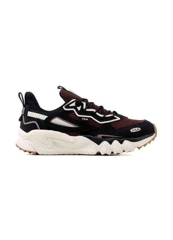 Fila - Tênis Esportivo Fila Venture Tracer F01at00065 Preto/Marrom Preto