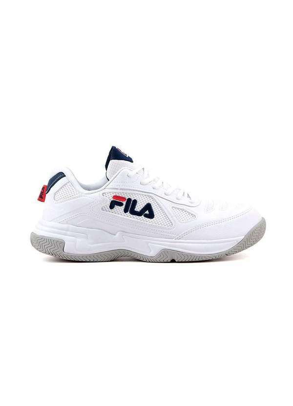Fila - Tênis Fila Lugano Masculino F01tn00034 Branco/Marinho Branco