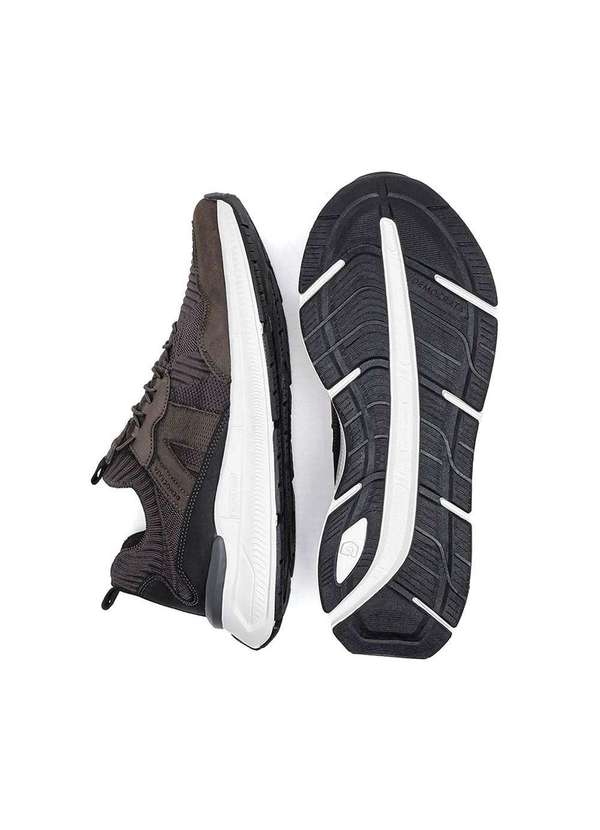 Democrata - Tênis Masculino Democrata Brad Ultra Light Smoke Cinza 4