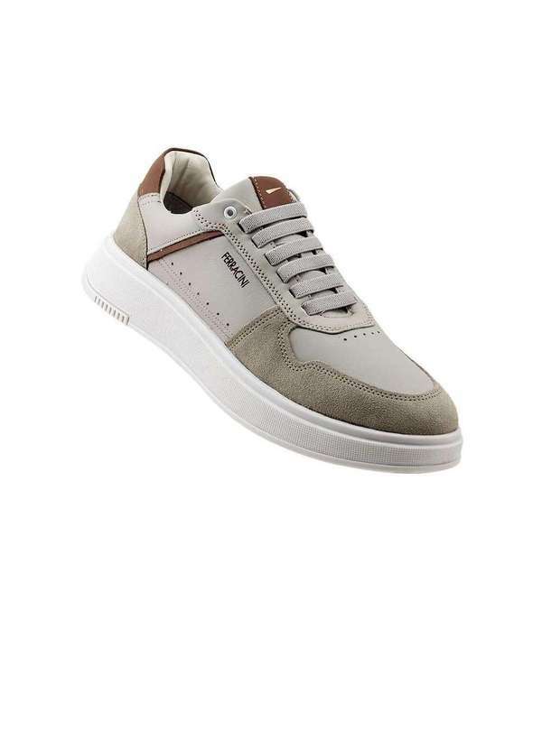 Ferracini - Tênis Masculino Ferracini Marvin 9316-678 Couro Cinza Cinza 2