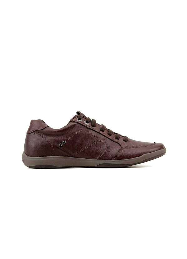 Ferricelli - Tênis Masculino Ferricelli Casual Sportage Couro Chocolate Marrom