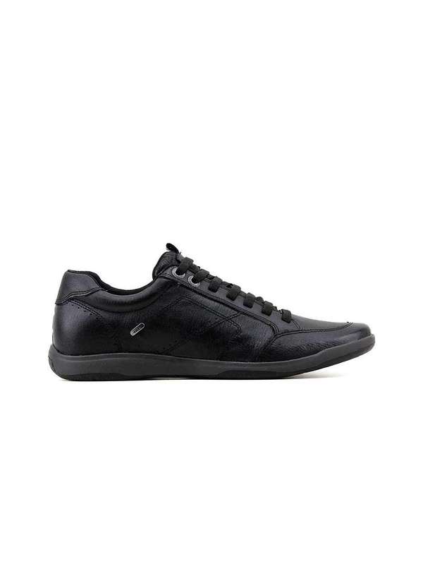 Ferricelli - Tênis Masculino Ferricelli Casual Sportage Couro Preto Preto