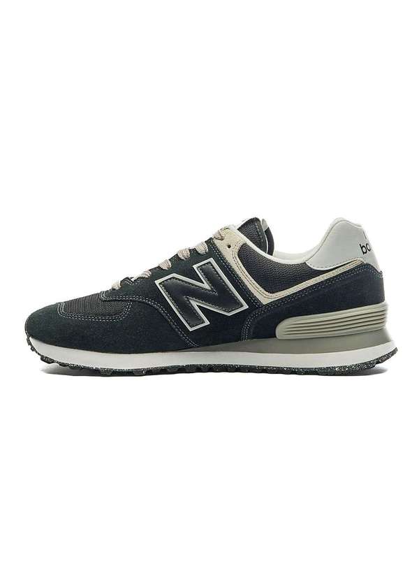 New Balance - Tênis Masculino New Balance 574 Preto Preto 5