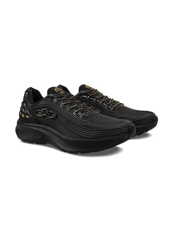 Olympikus - Tênis Masculino Olympikus Fluir Preto/Chumbo Preto 2