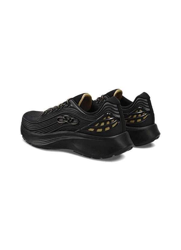 Olympikus - Tênis Masculino Olympikus Fluir Preto/Chumbo Preto 3