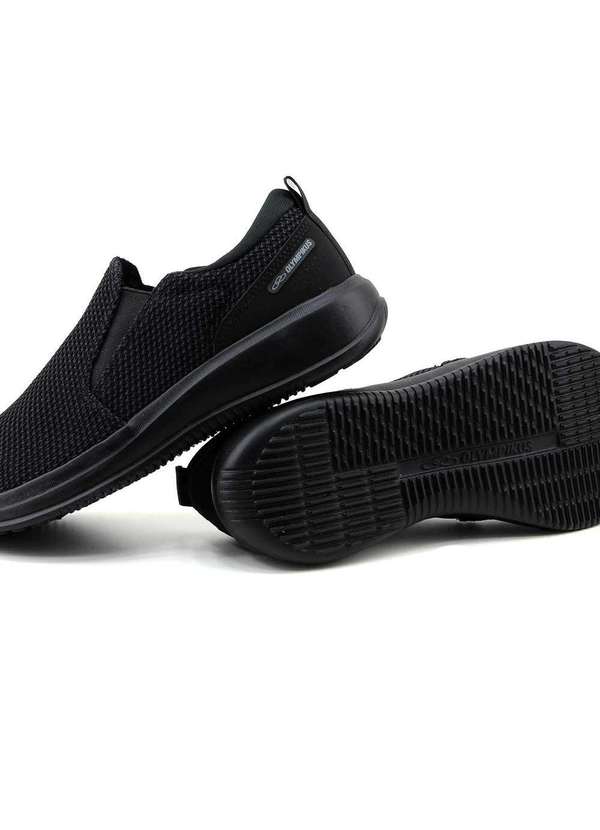 Olympikus - Tênis Masculino Olympikus Lap946 Preto Preto 3