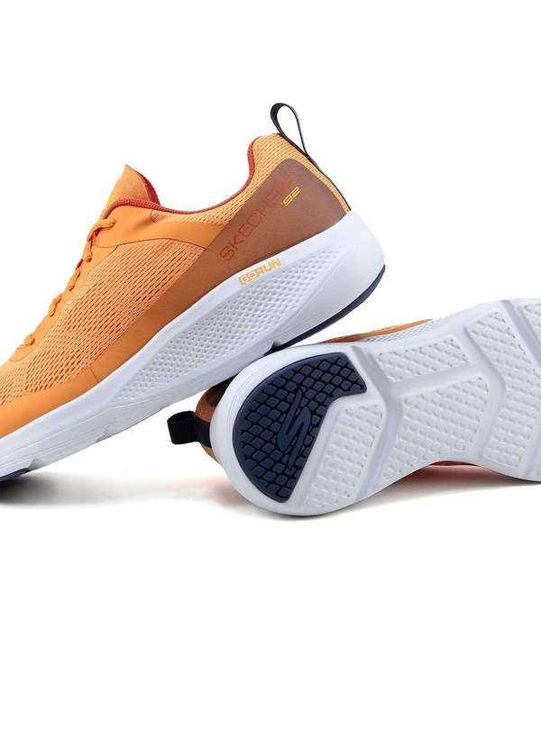 Skechers - Tênis Masculino Skechers Go Run Elevate Laranja Laranja 3