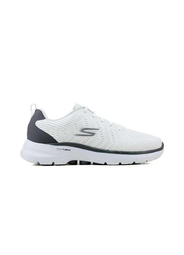Skechers - Tênis Masculino Skechers Go Walk 6 Branco Branco