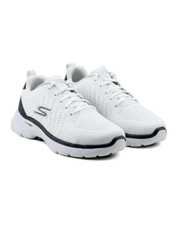 Skechers - Tênis Masculino Skechers Go Walk 6 Branco Branco 2