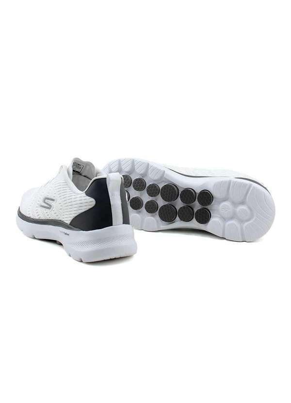 Skechers - Tênis Masculino Skechers Go Walk 6 Branco Branco 4