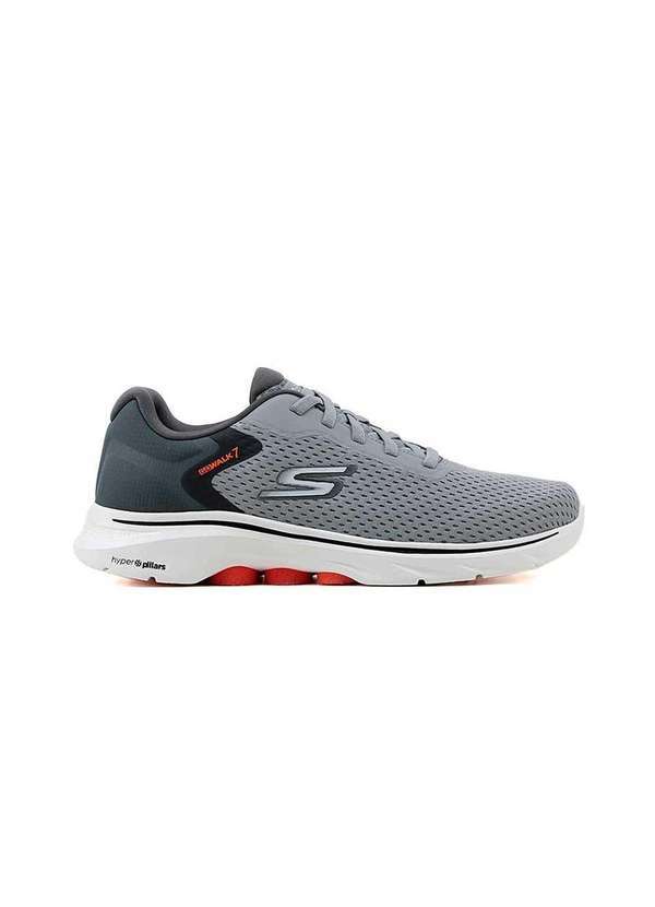 Tênis Masculino Skechers Go Walk 7 Cinza Cinza - Pixole