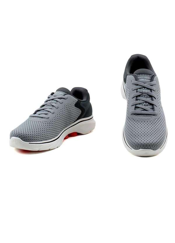 Skechers - Tênis Masculino Skechers Go Walk 7 Cinza Cinza 3