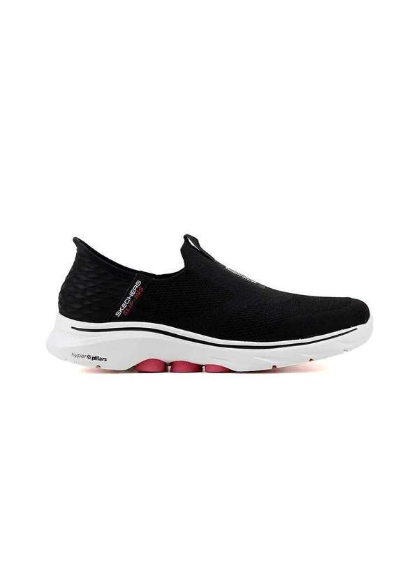 Skechers - Tênis Masculino Skechers Go Walk 7 Slip In Preto/Branco Preto
