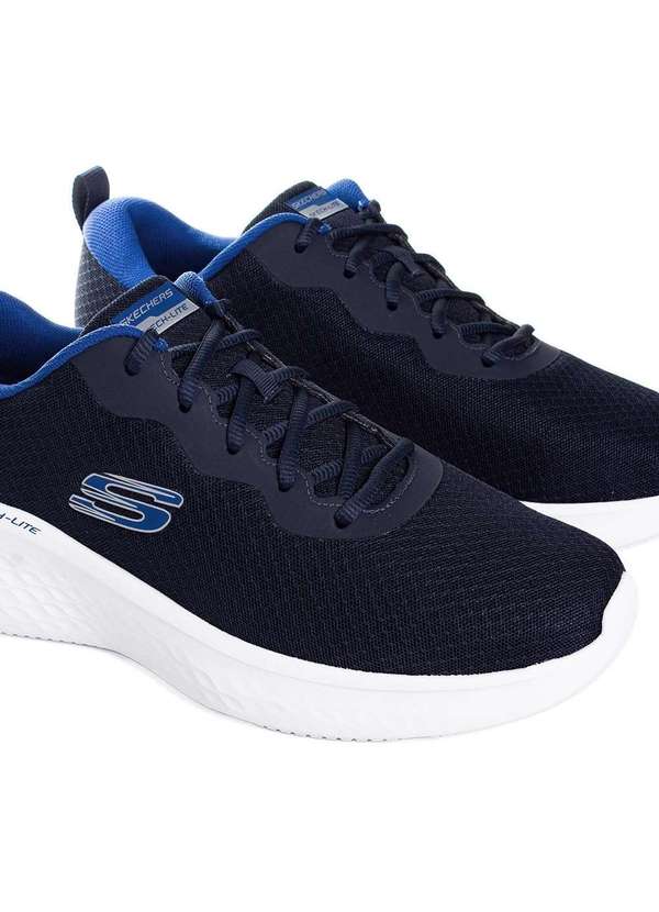 Skechers - Tênis Masculino Skechers Litepro Marinho Azul 4