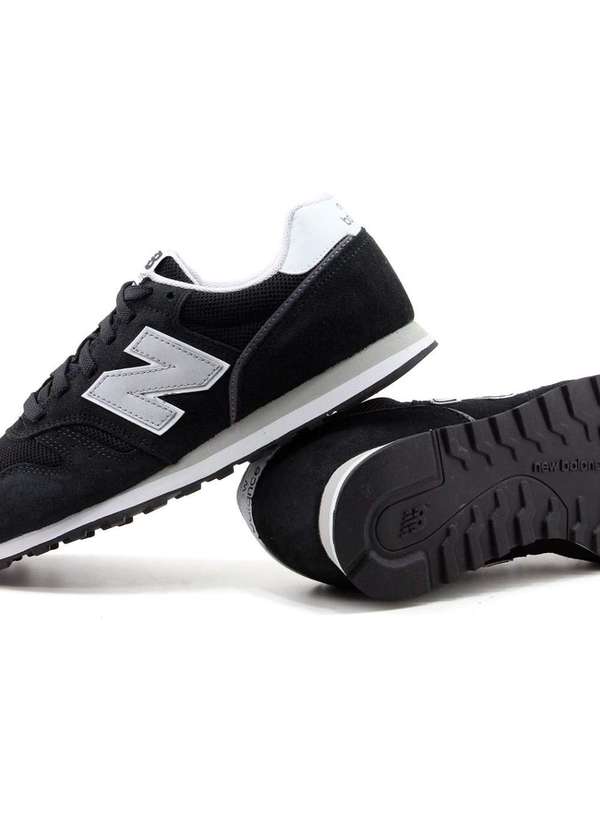 New Balance - Tênis New Balance Ml373 Masculino Preto/Prata Preto 3