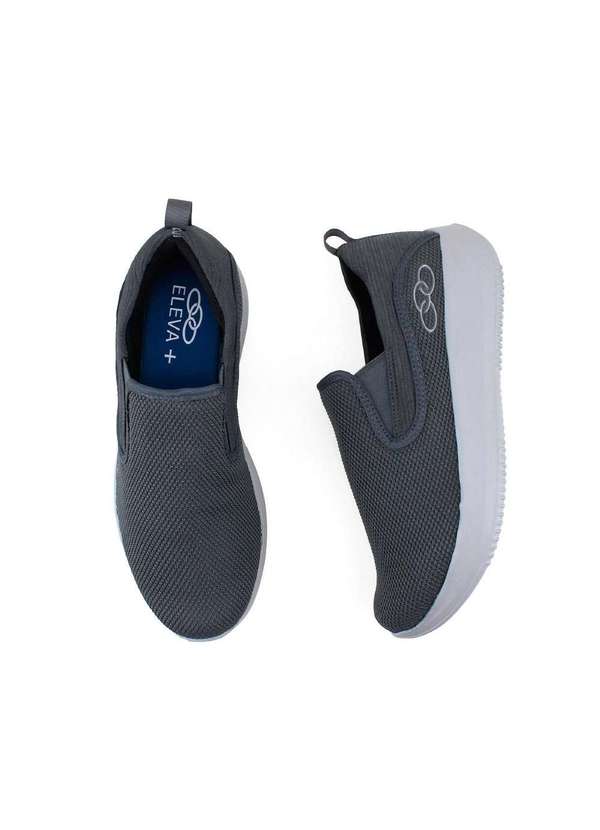 Olympikus - Tênis Olympikus Wellness Masculino Chumbo Cinza 3