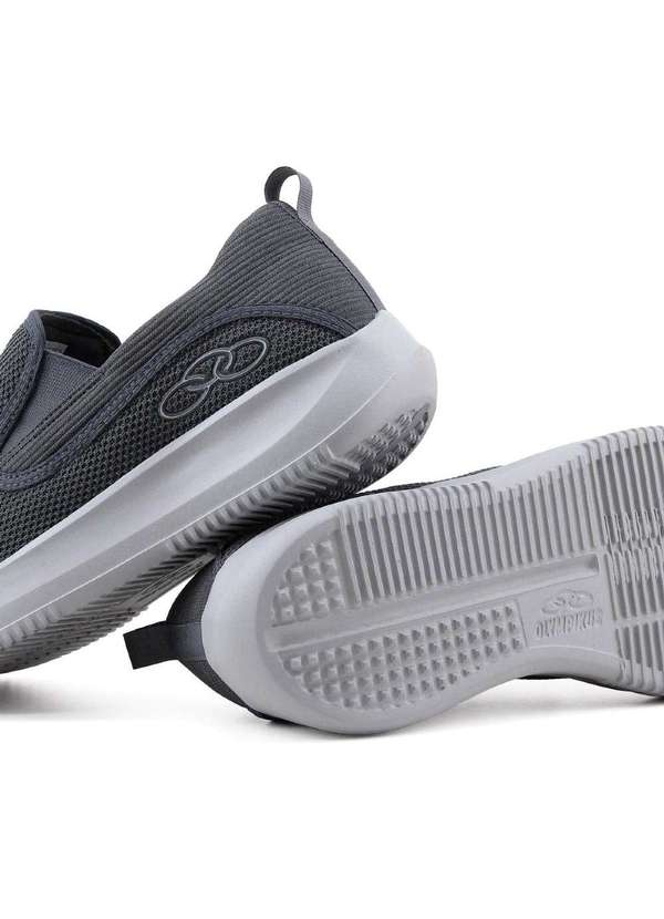 Olympikus - Tênis Olympikus Wellness Masculino Chumbo Cinza 4
