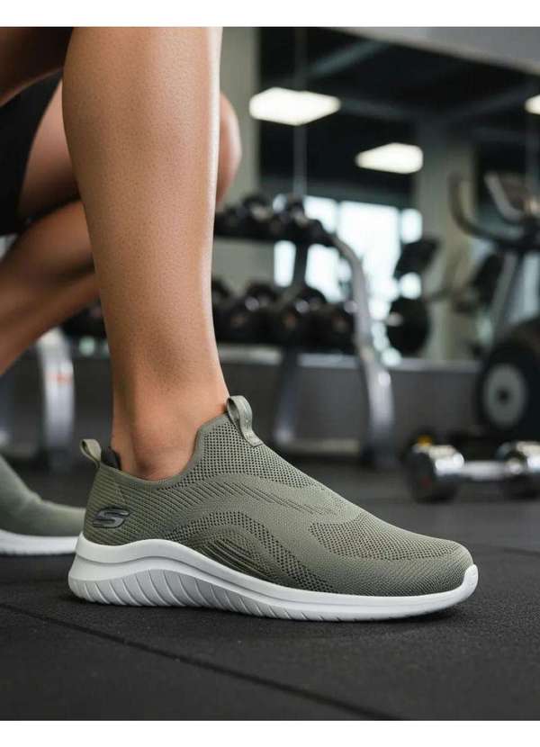 Skechers - Tênis Skechers Ultra Flex 2.0 Slip On Verde Oliva Verde 2