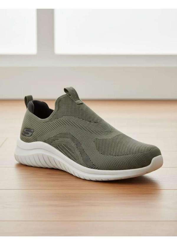 Skechers - Tênis Skechers Ultra Flex 2.0 Slip On Verde Oliva Verde 4
