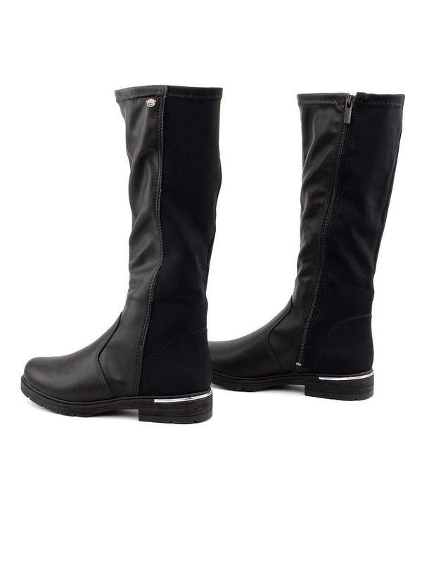 Pink Cats - Bota Cano Longo Infantil Pink Cats Preto Preto 4