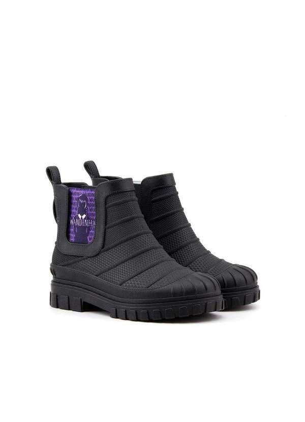 Bota Grendene Kids Wandinha Collection Preto Pixole