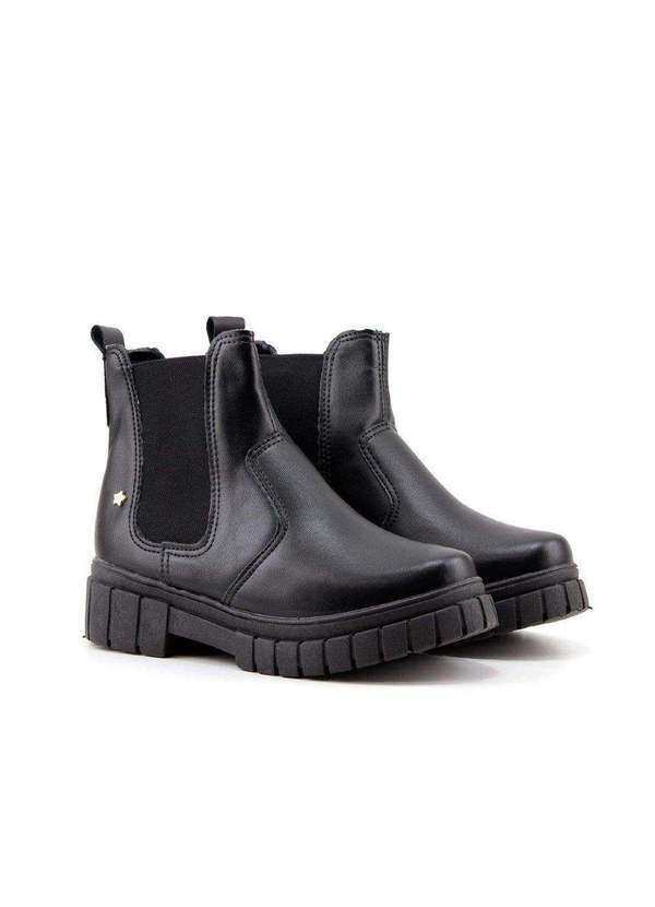 Menina Fashion - Bota Infantil Menina Fashion 205023 Preto Preto