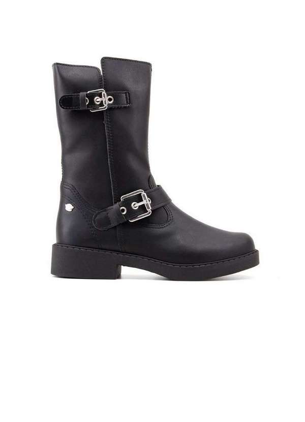 Dakota - Bota Pink Cats Cano Médio V4372 Preto Preto