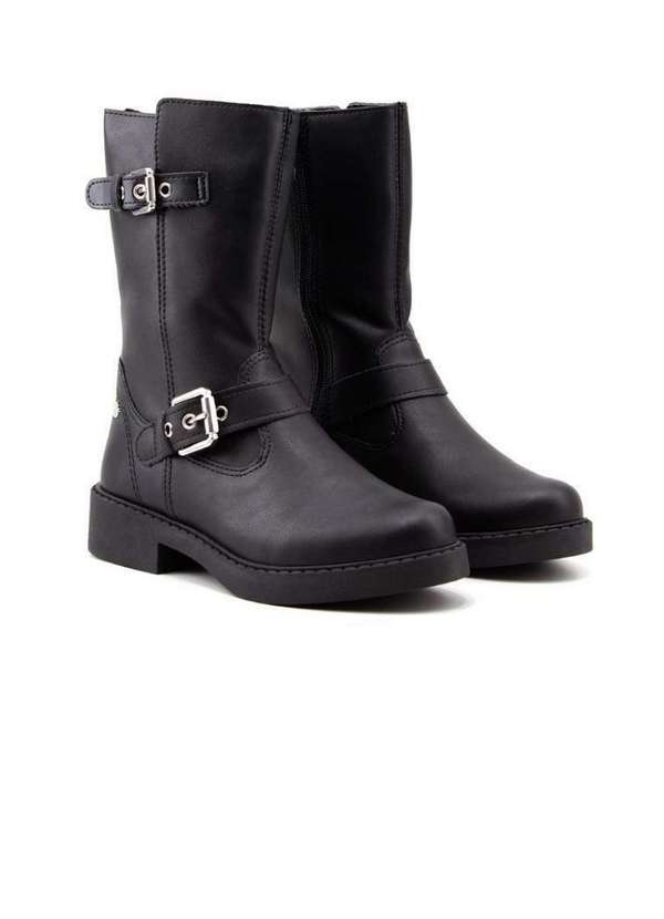 Dakota - Bota Pink Cats Cano Médio V4372 Preto Preto 3