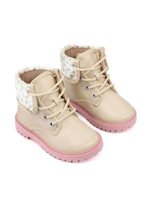 Molekinha - Coturno Infantil Molekinha 2126-524 Creme Bege 4