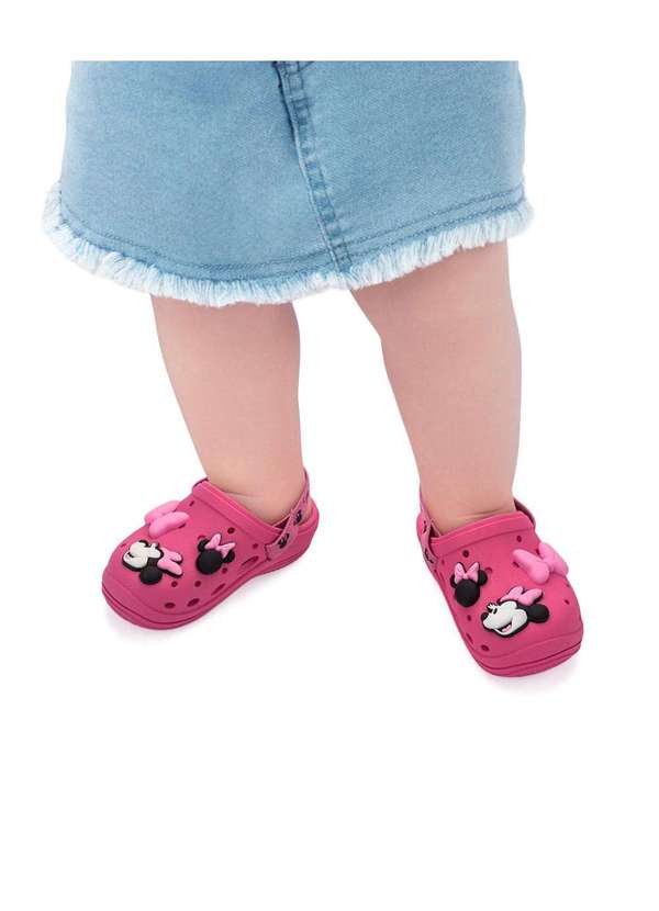 Grendene - Babuche Bebê Grendene Disney Moments Ii Rosa Rosa 4