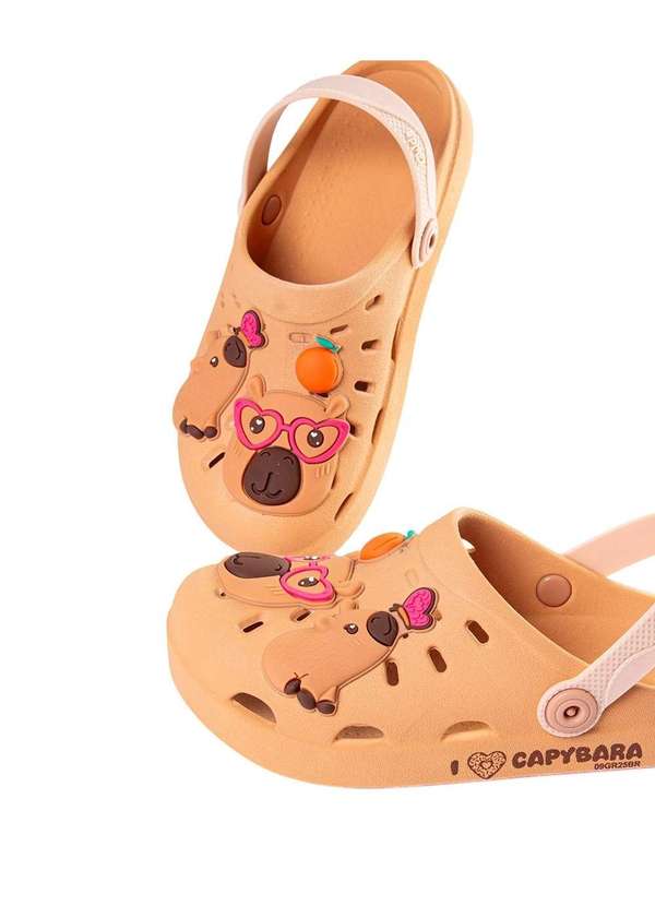 Grendene - Babuche Infantil Grendene Capivara Hype Marrom Marrom 6