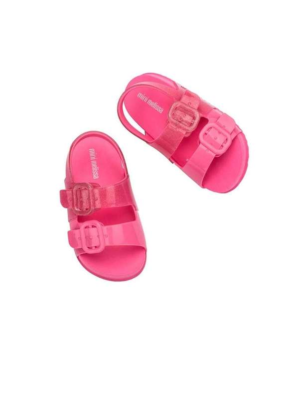 Sandália Bebê Mini Melissa Cozy 35686 Rosa Rosa Pixole